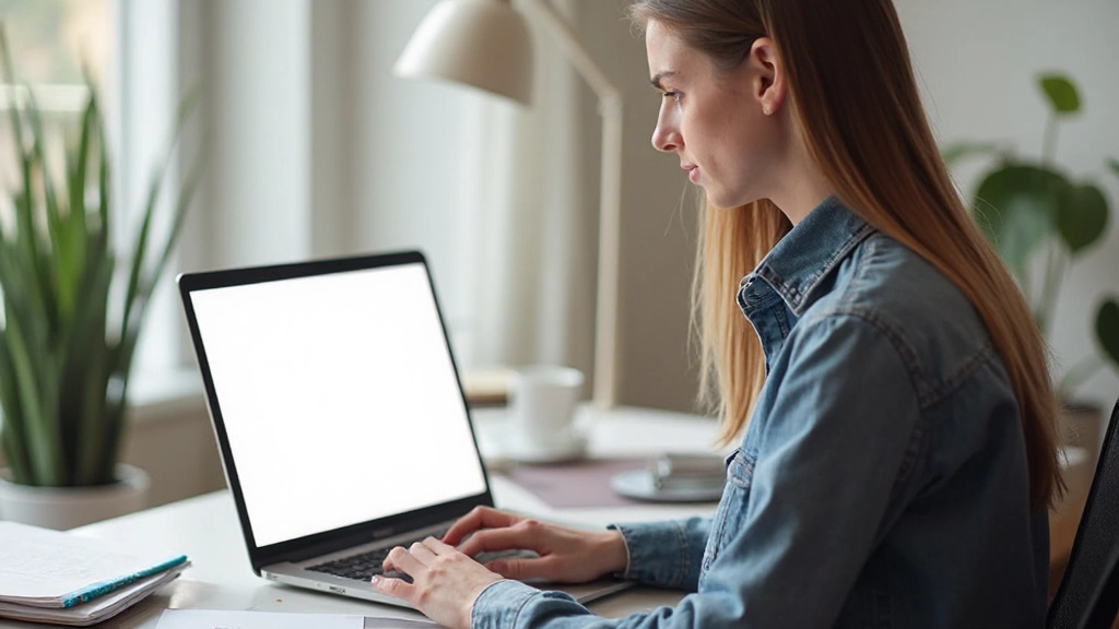 Close-up van minimalistische interface met veel witruimte rond typografie elementen