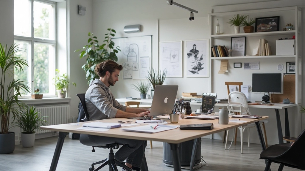 Vormgever Studio B.V. ontwerpstudio met moderne werkruimte