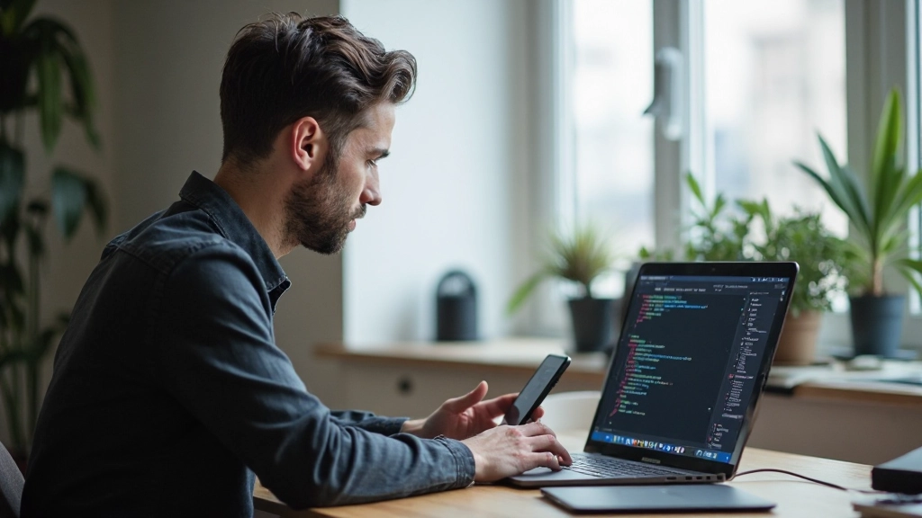 Mobile-first responsive design approach testing on multiple devices